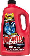 Max Gel Drain Clog Remover and Cleaner for Shower or Sink Drains, Unclog... - $13.08