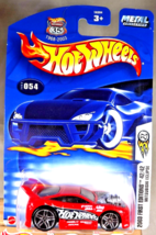 2003 Hot Wheels #54 First Editions 42/42 Mitsubishi Eclipse Red w/Chrome Pr5 Sp - £7.47 GBP