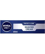 NIVEA MEN Shaving Cream, Protect &amp; Care Aloe Vera, 60ml //SPECIAL OFFER - £26.11 GBP