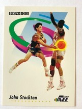 1991-92 SkyBox #285 John Stockton Utah Jazz NBA Basketball Card - £0.93 GBP