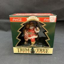 NEW Coca-Cola Santa Claus Christmas Ornament  Xmas Bottle Coke 1995 Vint... - $183.04 MXN
