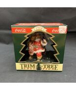 NEW Coca-Cola Santa Claus Christmas Ornament  Xmas Bottle Coke 1995 Vint... - $9.89