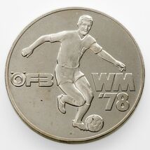 1978 World Cup Mens Football Argentina - Austria Silver Medal / Token-
s... - $1,891.10 MXN