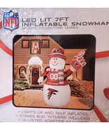 Atlanta Falcons NFL Snowman 7Ft Tall Inflatable - $138.59