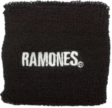 RAMONES logo EMBROIDERED SWEATBAND WRISTBAND - SEALED - no longer made - £8.02 GBP