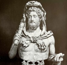 1927 Bust Of Emperor Commodus Statue Antique Art Print Ephemera DWM7B - $20.98