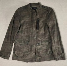 Sanctuary Anthropologie Jacket Women XS Full Zip Camo Military Utility G... - $29.00