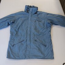 Vintage Columbia Blue Gore-Tex Parka Hidden Hood Full Zip Jacket Men's Sz Medium image 14