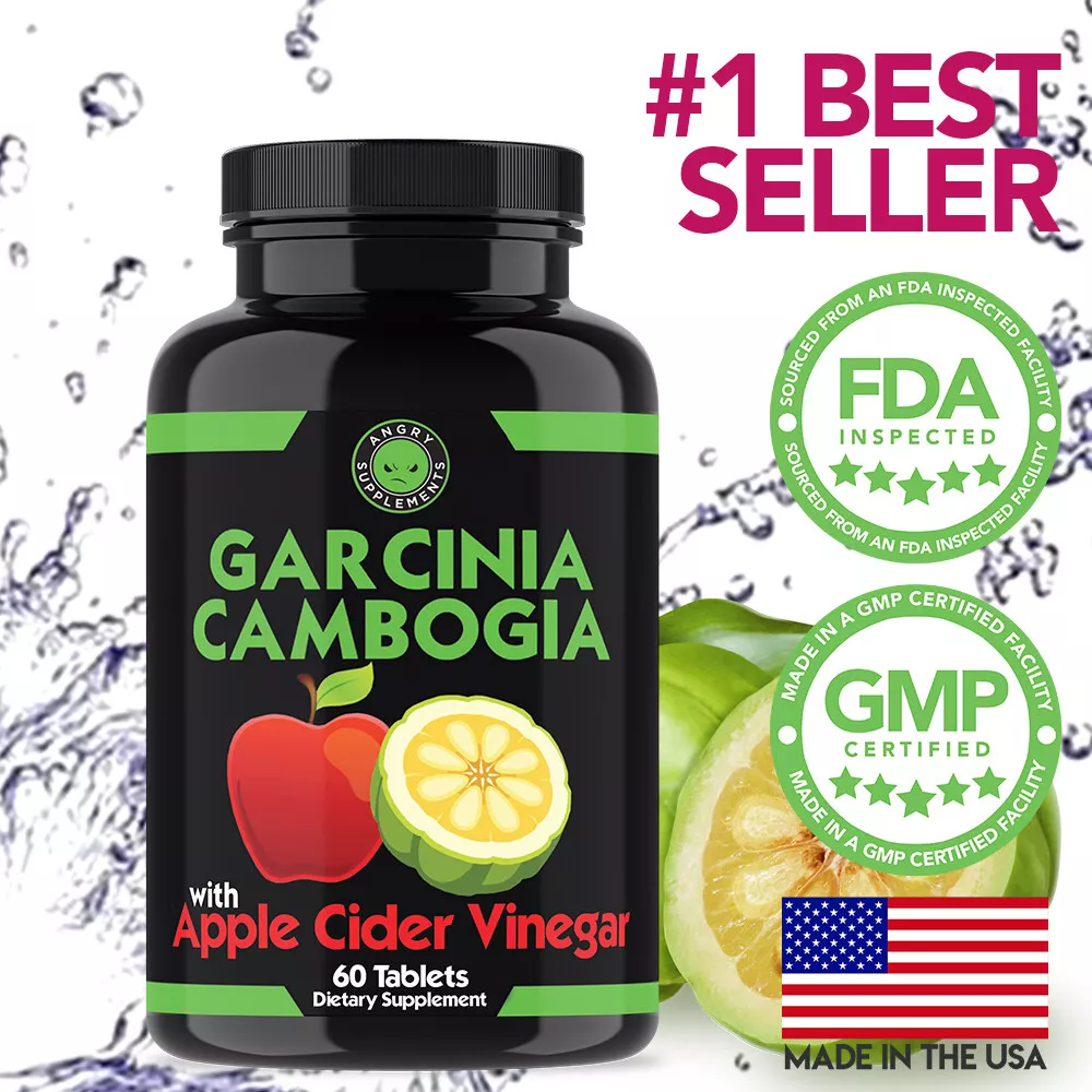 Weight Loss Garcinia Cambogia w/ Apple Cider Vinegar &amp; CLA, ACV Fat Burn... - $40.92 CAD