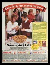 1983 Chex Party Mix Brand Cereal Circular Coupon Advertisement - £14.90 GBP