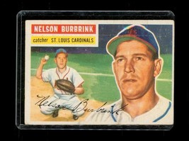 1956 Topps #27 Nelson Burbrink St Louis Cardinals Vintage Baseball Card - $4.94