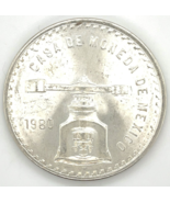 1980 Mexico Onza - 0.925 Silver - Overdate and Doubling Error - €81,91 EUR