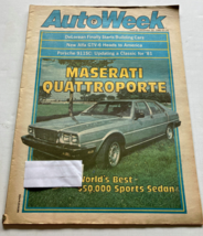 AutoWeek magazine December 22, 1980 issue Maserati Quattroporte cover - £15.14 GBP