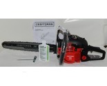 Craftsman S205 20 Inch 46cc Gas 2 Cycle Chainsaw Easy Start Technology - £199.53 GBP