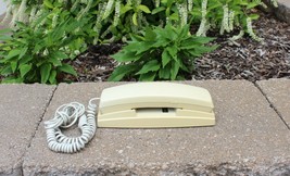 GE Corded Beige Telephone Cradle &amp; Handset Touch Push Button #2-9100A - £7.98 GBP