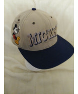 Mickey Mouse Baseball Hat Cap Since 1928 The Disney Store Navy Tan Adjus... - £20.44 GBP