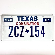 2007 United States Texas Combination Truck License Plate 2CZ 154 - £14.53 GBP