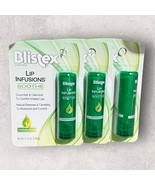 3 x Blistex Lip Infusions Soothe Cucumber &amp; Calendula Natural Beeswax Co... - €30,94 EUR