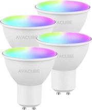 4 Pack Gu10 Smart Bulbs For Track Lights, 4.7 Watts Par16 Smart Led Bulb, 6500K - £33.79 GBP