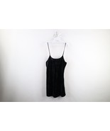 Vintage 90s Y2K Streetwear Womens Small Babydoll Velvet Velour Mini Dres... - $94.71 CAD