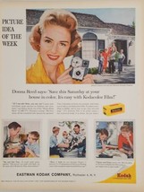 1960 Print Ad Kodak Brownie Starmite Cameras Actress Donna Reed & Family - $23.23