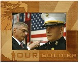 Our Soldier Laser Engraved Wood Picture Frame (5 x 7) - $42.79 CAD