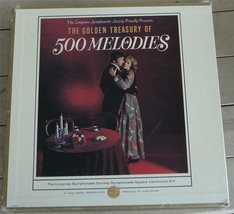 Vintage 33 1/3 RPM Record Collection, The Golden Treasury of 500 Melodies, EXC C - £15.57 GBP