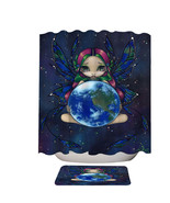 Earth Fairy a World In Good Hands Shower Curtain - $23.90+