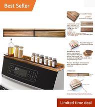 15'' Magnetic Spice Racks - Heat-Resistant Stove Top Shelf for Organized... - $69.25
