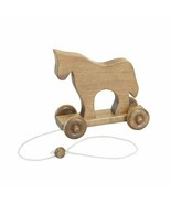 Wooden Pull Toy Horse Classic Toy Harvest Clip Clop Amish Made Lancaster... - £39.96 GBP