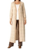Women&#39;s Church Winter fall long Sweater Coat duster cardigan jacket plus... - $98.99