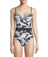 BLEU Rod Beattie Underwire Bustier Molded Padded Push Up Bra Swimsuit Sz 6 Black - $70.29
