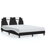 vidaXL Bed Frame Black and White - $419.17