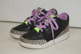 Size 12C Nike Air Jordan 3 Retro (PS) Electric Green Kids Shoes DA2306-003 - $39.59