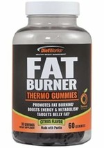 DietWorks Fat Burner Thermo Gummies, Promotes Fat Burning, Boosts Energy... - $14.44