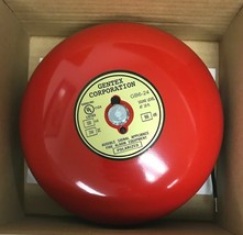 GENTEX Fire Alarm Bell, 24 Volt DC, 6&quot;, Security Alarm Bell-100mA - $32.53