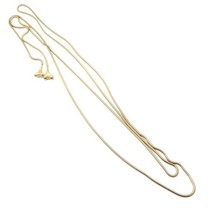 Authentic! Vintage Tiffany &amp; Co 18k Yellow Gold 51&quot; Extra Long Ginkgo Ne... - £11,605.01 GBP