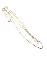 Authentic! Vintage Tiffany &amp; Co 18k Yellow Gold 51&quot; Extra Long Ginkgo Ne... - $282,720.56 MXN