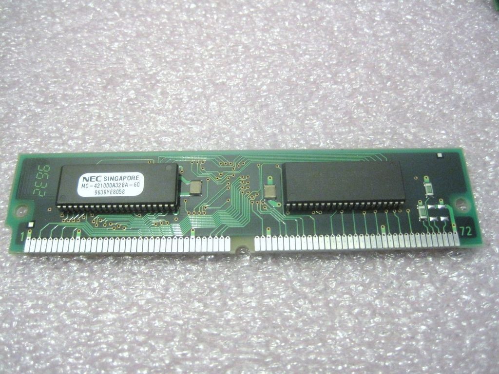 4MB NEC MC-421000A32BA-60 72Pin Simm Memory Chip 72PIN MC421000A32BA60-
show ... - £25.42 GBP