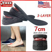 Men Women Invisible Height Increase Insoles Heel Lift Taller Shoe Inserts Pads - £10.38 GBP