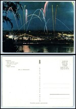 POLAND Postcard - Gdynia, The Port At Night C30 - £2.32 GBP