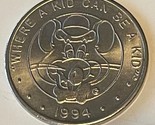 1994 CHUCK E CHEESE TOKEN, Rare Nickel-Plated tokens, same image both sides - $14.99