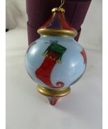 Li Bien Hand Painted Finial Ornament 2007 Christmas Stockings 5" - $360.35 MXN