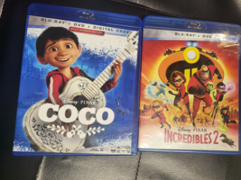 Lot Of 2 : Incredibles 2 [Blu-ray] +Coco [BLU-RAY + Dvd] / No Digital - £6.31 GBP