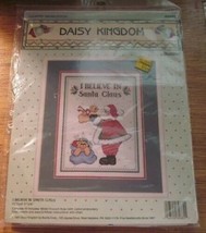 I Believe in Santa Claus Daisy Kingdom Cross-Stitch Kit Bucilla Christmas Unused - £7.80 GBP