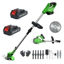 Cordless Weed Wacker,Electric Weed Eater,2 Batteries,Grass Trimmer Cordl... - $5,387.68 MXN