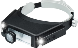 Headband Magnifier with Led Light,Head Lamp Magnifying Glass1.5X 3X 6X 8... - $24.00