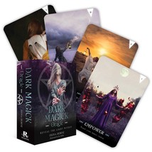 Dark Magick Oracle: Reveal the Light Within (36 Gilded Cards and 112-Page Full-C - £17.05 GBP