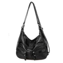 Casual Hobos Women Crossbody Bag Messenger Bag Large Capacity Shoulder Bag Pu Le - £46.05 GBP