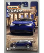 Matchbox Germany Volkswagen EV4 Blue 12/12 Diecast 1/64 Scale New - £7.88 GBP